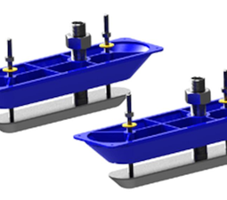 Stainless Steel StructureScan HD Thru-Hull Transducer Pair with Y Cable