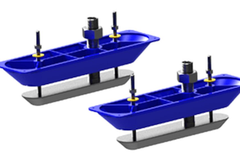 Stainless Steel StructureScan HD Thru-Hull Transducer Pair with Y Cable