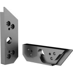 ADP Malibu G5-G | Brushed Tower Speaker Brackets