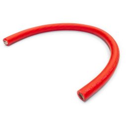 WWX-1/0G RED-50 | Red Frosted 1/0 GA Wet Wire 50ft Spool