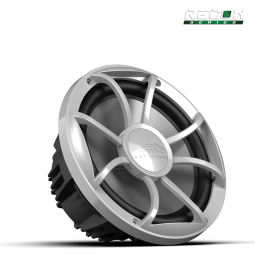 RECON 10 FA-S | 10-inch Free-air Marine Subwoofer 4Ω Black with XS Silver Grille