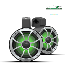 RECON 6 POD-B | 6.5-inch Coaxial Tower Speakers w/ XS-Silver RGB Grilles