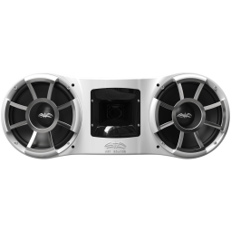 REV 410 W | White V2 Revolution Series Dual 10-inch Tower Speakers