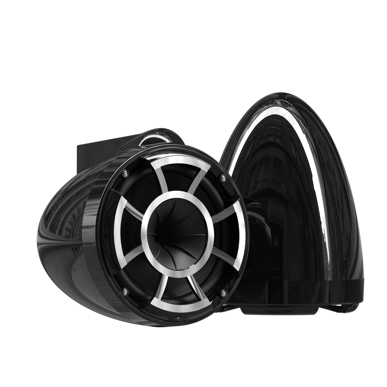 REV 8 B V2 | Gloss Black Revolution Series 8-inch Tower Speakers