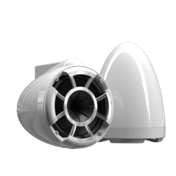 REV 8 W V2 | Gloss White Revolution Series 8-inch Tower Speakers