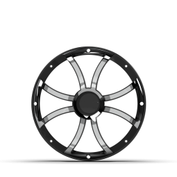 REVO 12 XS-B-SS GRILLE V3 | REVO 12-inch Black Stainless Steel XS Subwoofer Grille