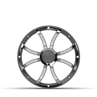 REVO 12 XS-G-SS GRILLE | REVO 12-inch Gunmetal Stainless Steel XS Subwoofer Grille