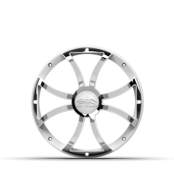 REVO 12 XS-W-SS GRILLE V3 | REVO 12-inch White Stainless Steel XS Subwoofer Grille