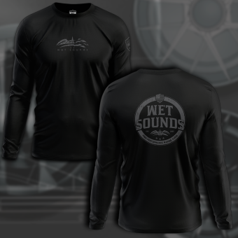 POP-TS-USA-BLK-LS | Men's Wet Sounds Black Long Sleeve USA T-Shirt