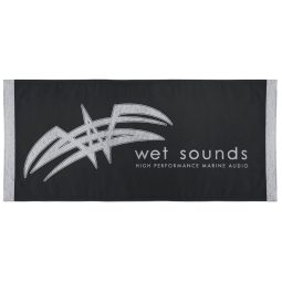 POP-TOWEL-BLK | Wet Sounds Jacquard Beach Towel
