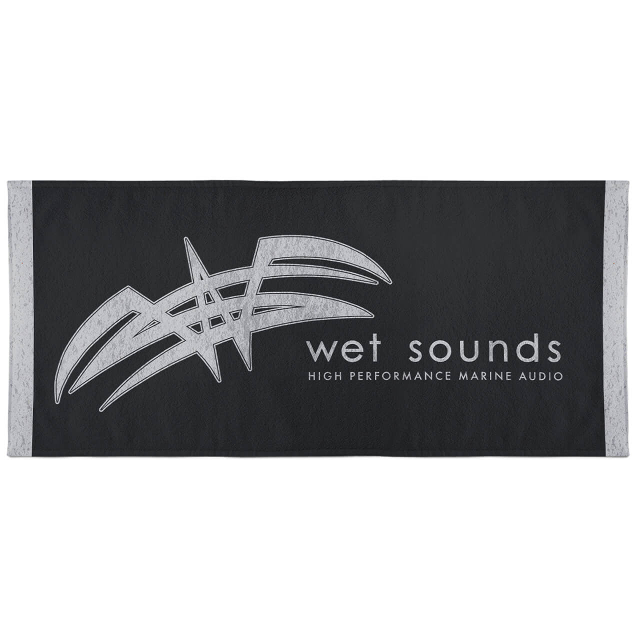 POP-TOWEL-BLK | Wet Sounds Jacquard Beach Towel