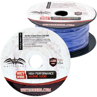 WW-BLUE PRIMARY 500 | 18 AWG Blue Primary Wet Wire – 500ft Spool