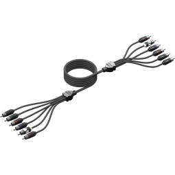 WWX-RCA-6CH 5FT | 6-Channel 5FT RCA Cable Wet Wire