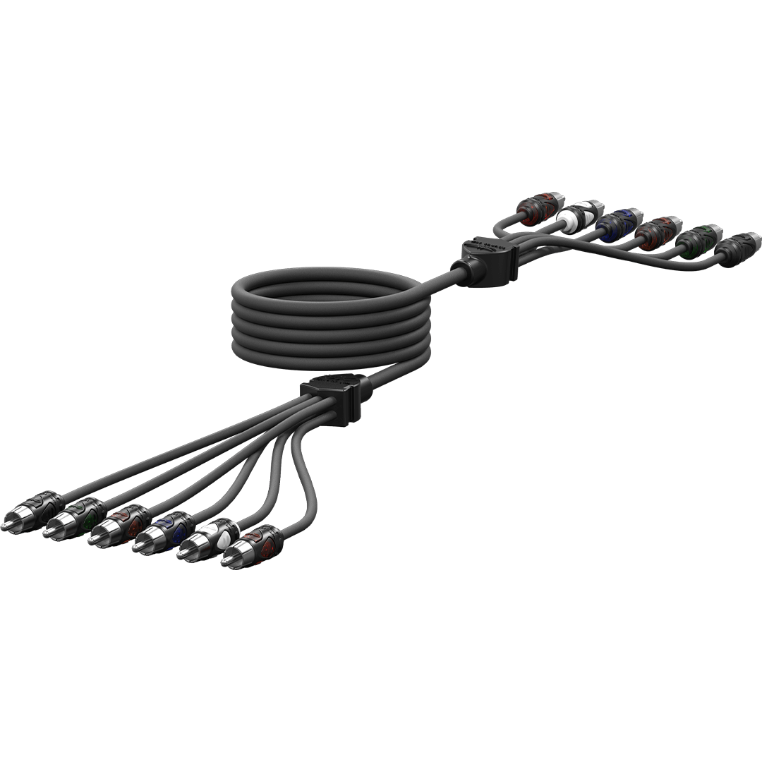 WWX-RCA-6CH 23FT | 6-Channel 23FT RCA Cable Wet Wire