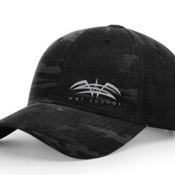 CAP-F-MCBLK | Flexfit Multicam Fitted Cap with Grey Wet Sounds Logo