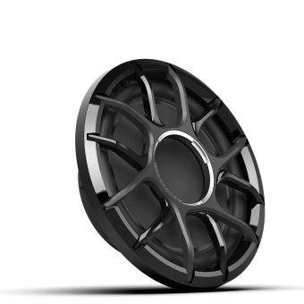 ZERO 12 S4 XZ-B | ZERO Series 12-inch 4Ω High-Output Sealed Enclosure Marine Subwoofer with Black XZ Grille