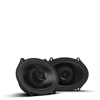 ZERO 57 XZ-B | ZERO Series 5x7 High-Output Component Style Coaxial Speakers with XZ Black Grilles