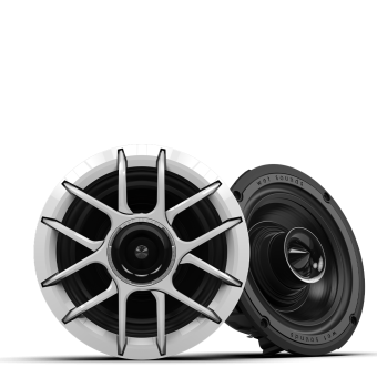ZERO 6 XZ-W | ZERO Series 6.5-inch High-Output Component Style Coaxial Speakers with XZ White Grilles