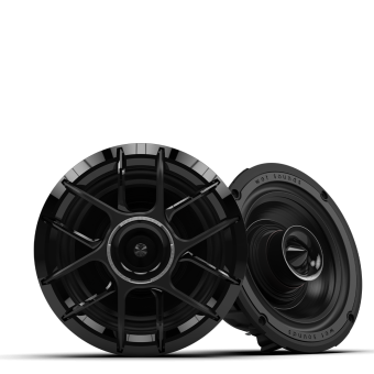ZERO 6 XZ-B | ZERO Series 6.5-inch High-Output Component Style Coaxial Speakers with XZ Black Grilles
